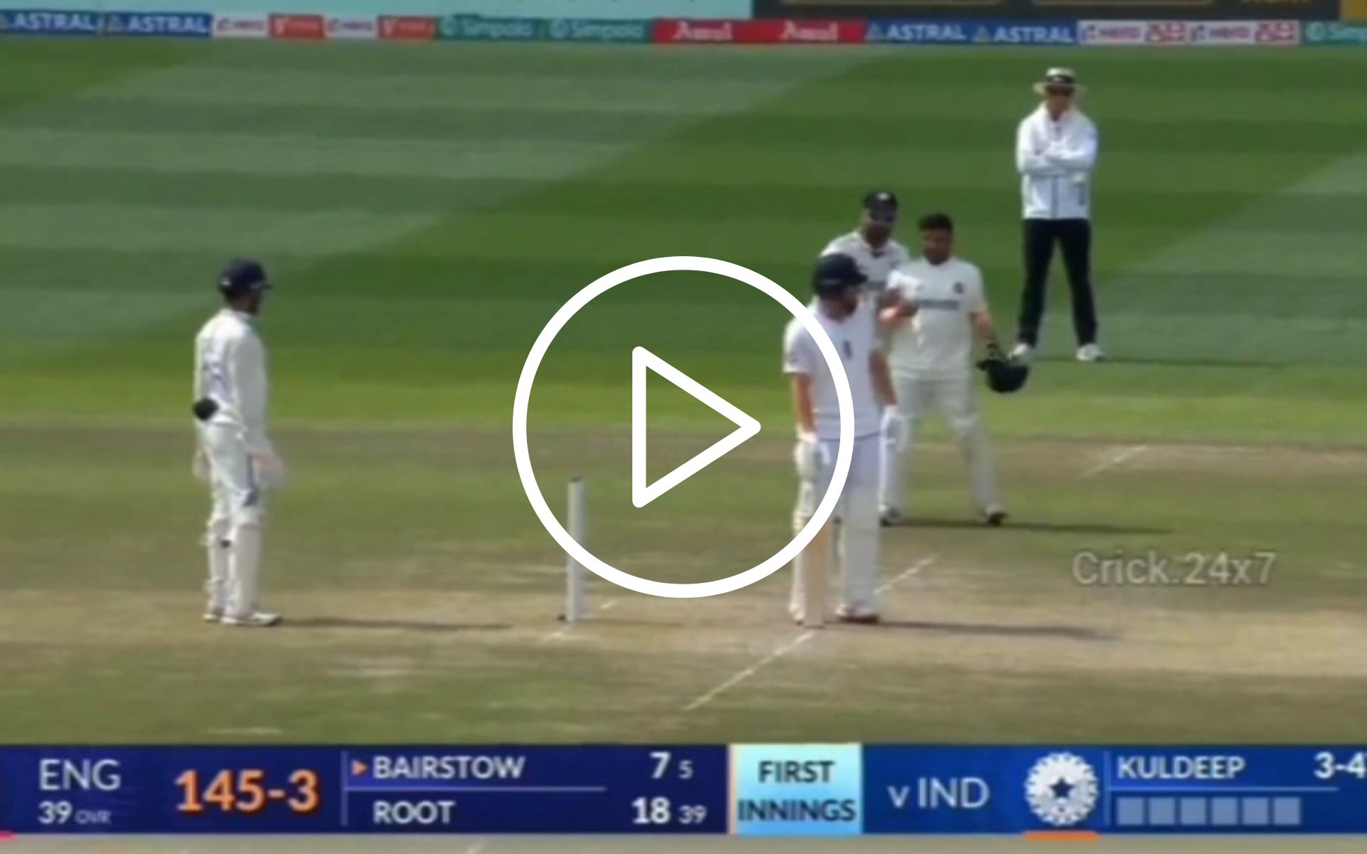 [Watch] Rohit Sharma Jokingly 'Pushes Sarfaraz Khan Away' On Day 1 Vs ENG